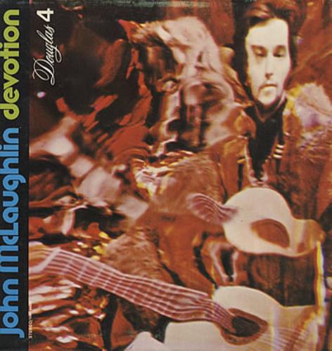 John McLaughlin Devotion - Graduated Orange Label vinyl LP album (LP record) UK JMLLPDE318981