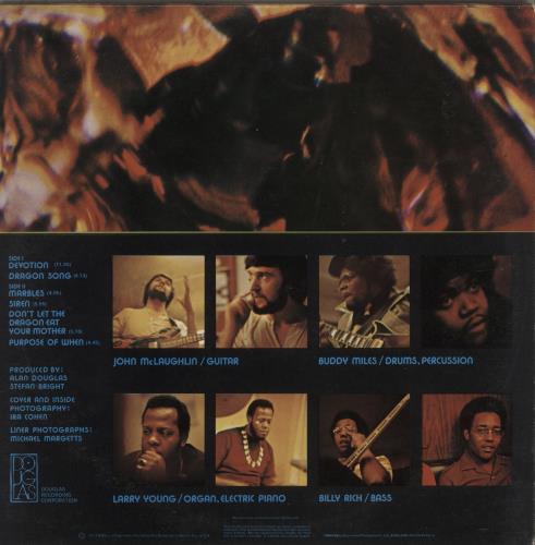 John McLaughlin Devotion vinyl LP album (LP record) UK JMLLPDE250994