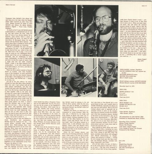 John McNeil Faun vinyl LP album (LP record) Danish Q3JLPFA706361