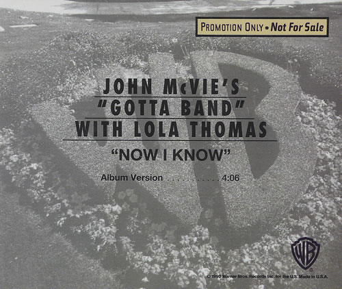 John McVie Now I Know CD single (CD5 / 5") US OHVC5NO492243