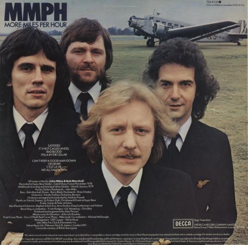 John Miles MMPH: More Miles Per Hour vinyl LP album (LP record) UK JMILPMM382200