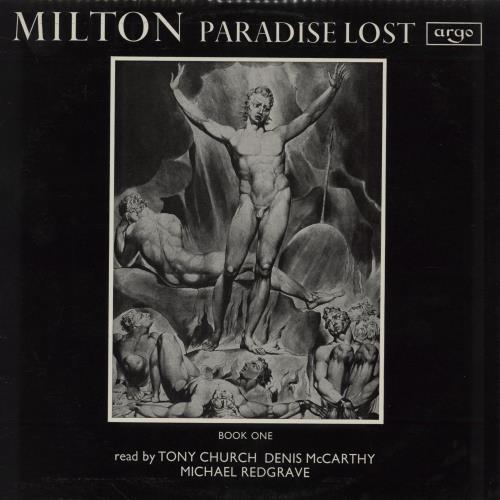 John Milton Paradise Lost: Book One vinyl LP album (LP record) UK 2YKLPPA761071
