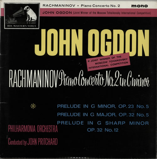 John Ogdon Rachmaninov Piano Concerto No. 2 in C Minor vinyl LP album (LP record) UK J57LPRA630714