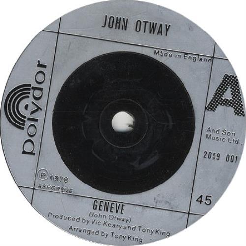 John Otway Geneve 7" vinyl single (7 inch record / 45) UK JO-07GE326217