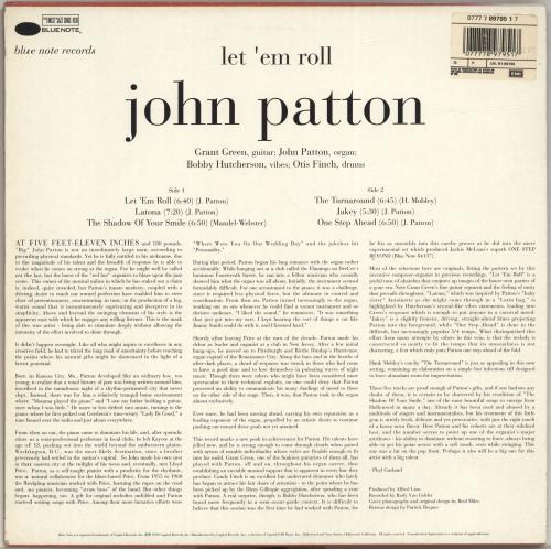 John Patton Let 'Em Roll vinyl LP album (LP record) UK KVJLPLE697128