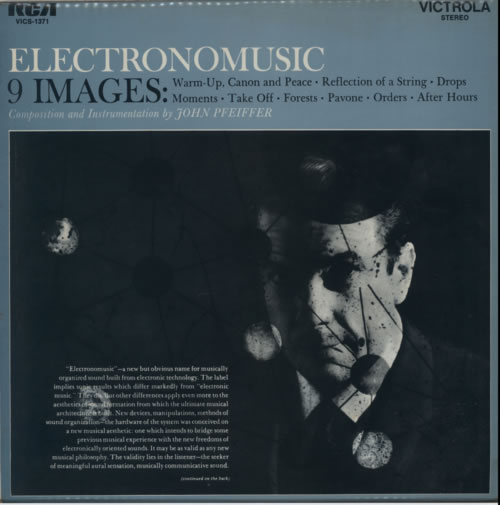 John Pfeiffer Electronomusic 9 Images vinyl LP album (LP record) UK K08LPEL613808