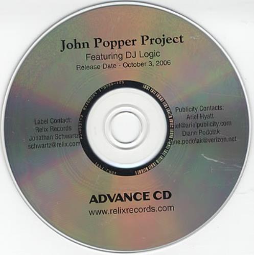 John Popper Project John Popper Project 2-disc CD/DVD set US JPT2DJO377711