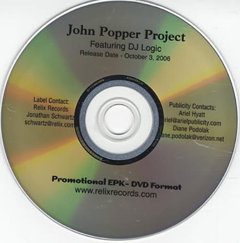 John Popper Project John Popper Project 2-disc CD/DVD set US JPT2DJO377711