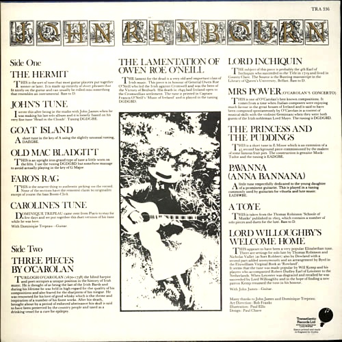 John Renbourn The Hermit vinyl LP album (LP record) UK JRBLPTH591846