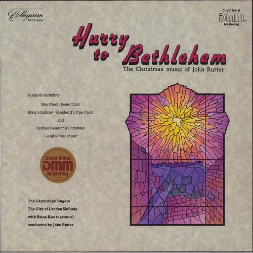 John Rutter Hurry To Bethlehem - The Christmas Music Of John Rutter vinyl LP album (LP record) UK KZZLPHU804292