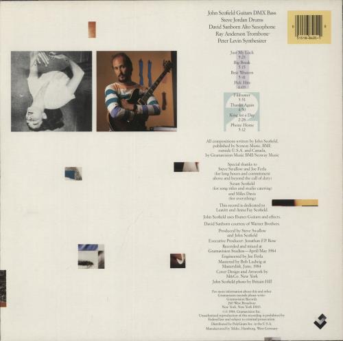 John Scofield Electric Outlet vinyl LP album (LP record) German JO2LPEL319064