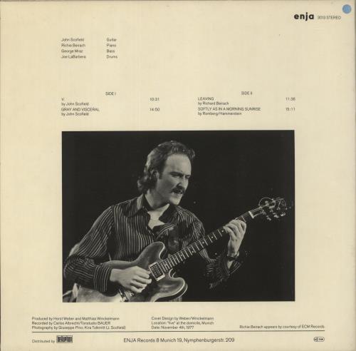 John Scofield Live vinyl LP album (LP record) German JO2LPLI319059