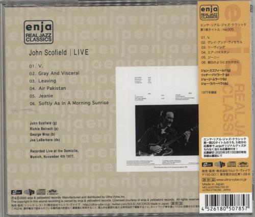 John Scofield Live CD album (CDLP) Japanese JO2CDLI878445