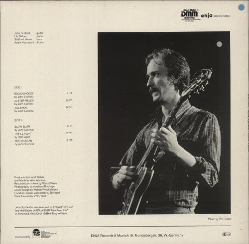 John Scofield Rough House vinyl LP album (LP record) German JO2LPRO319057