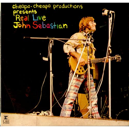 John Sebastian Cheapo Cheapo Productions Presents Real Live John Sebastian vinyl LP album (LP record) UK JSBLPCH417148
