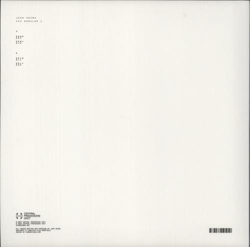 John Shima CPU Modular 1 12" vinyl single (12 inch record / Maxi-single) UK 85N12CP868530