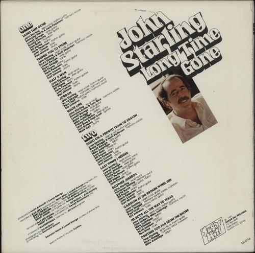John Starling Long Time Gone vinyl LP album (LP record) US ZVNLPLO762707