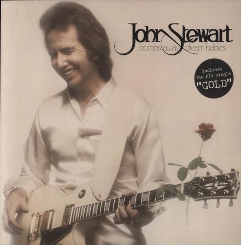 John Stewart Bombs Away Dream Babies - hype sticker vinyl LP album (LP record) UK JSWLPBO858132