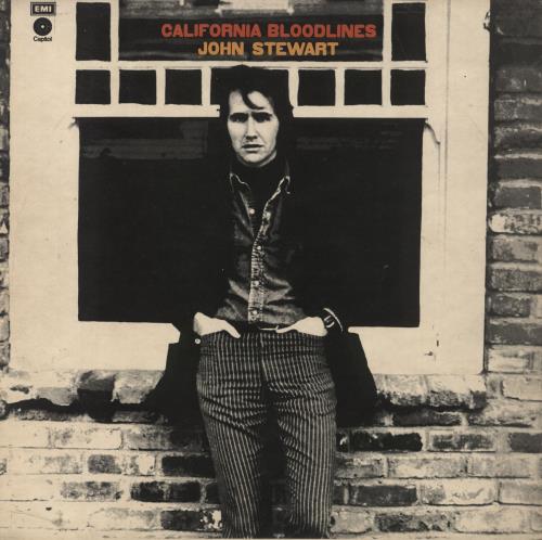 John Stewart California Bloodlines - Peach label vinyl LP album (LP record) UK JSWLPCA132228
