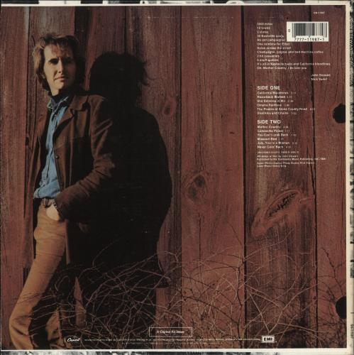 John Stewart California Bloodlines vinyl LP album (LP record) US JSWLPCA707461