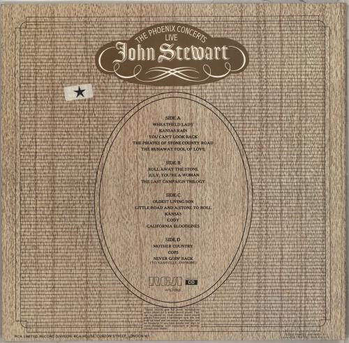 John Stewart The Phoenix Concerts - Live 2-LP vinyl record set (Double LP Album) UK JSW2LTH712190