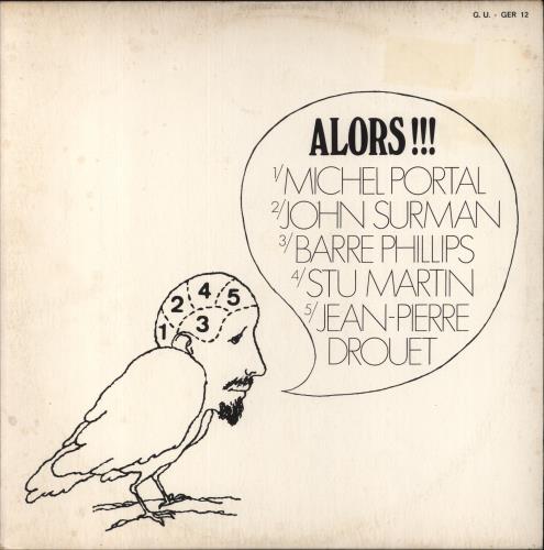 John Surman Alors!!! - VG+ vinyl LP album (LP record) French JDTLPAL857326
