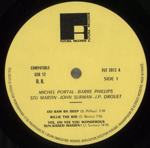 John Surman Alors!!! - VG+ vinyl LP album (LP record) French JDTLPAL857326