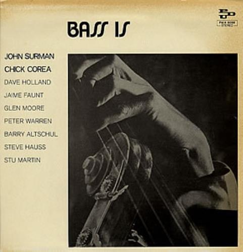 John Surman Bass Is vinyl LP album (LP record) Italian JDTLPBA350897
