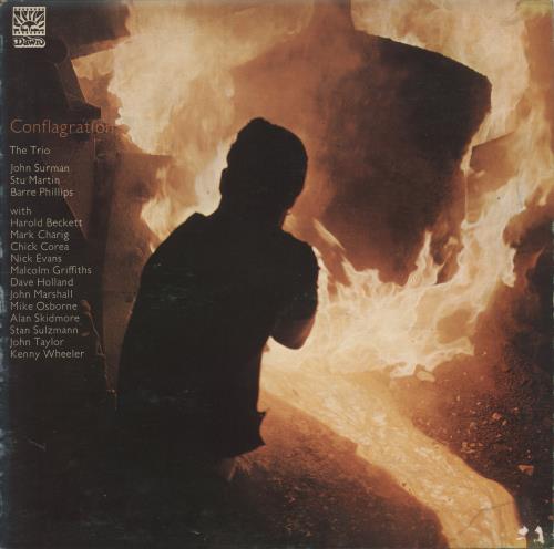 John Surman Conflagration - VG vinyl LP album (LP record) UK JDTLPCO866515
