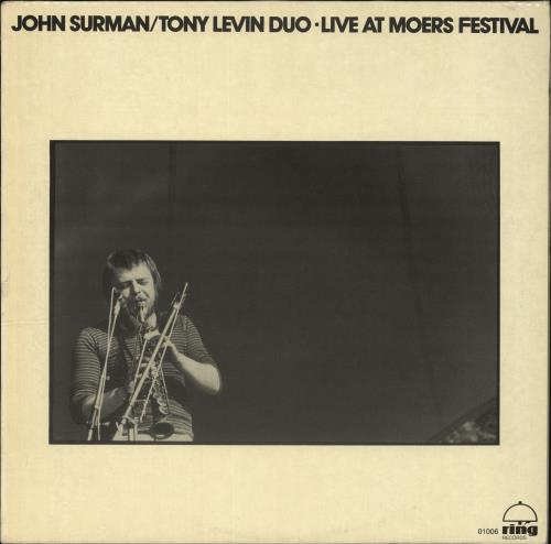 John Surman Live At Moers Festival vinyl LP album (LP record) German JDTLPLI702894
