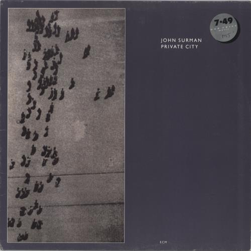 John Surman Private City - EX vinyl LP album (LP record) German JDTLPPR595518