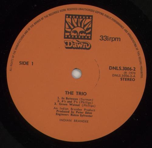 John Surman The Trio 2-LP vinyl record set (Double LP Album) UK JDT2LTH883046