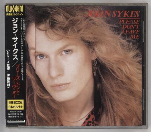 John Sykes Please Don't Leave Me CD album (CDLP) Japanese SYKCDPL91449