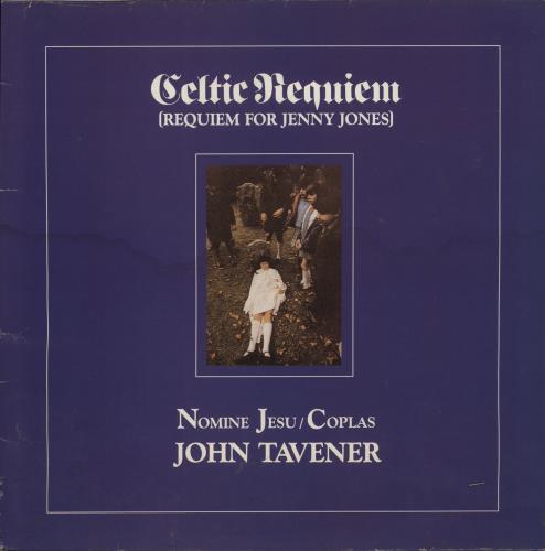 John Tavener Celtic Requiem - VG vinyl LP album (LP record) UK TVRLPCE865983