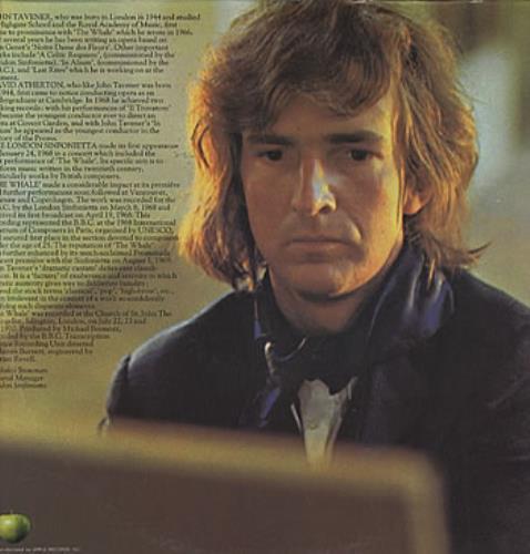 John Tavener The Whale - Sealed vinyl LP album (LP record) US TVRLPTH324388