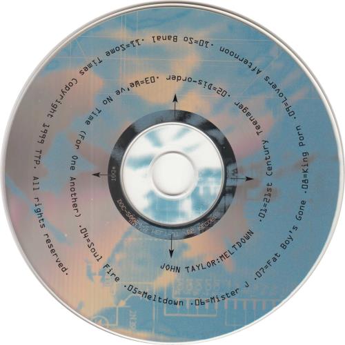 John Taylor Meltdown CD album (CDLP) US DDJCDME243453
