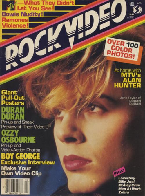 John Taylor Rock Video magazine UK DDJMARO433294