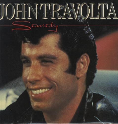 John Travolta Sandy + Poster vinyl LP album (LP record) UK JTVLPSA443305