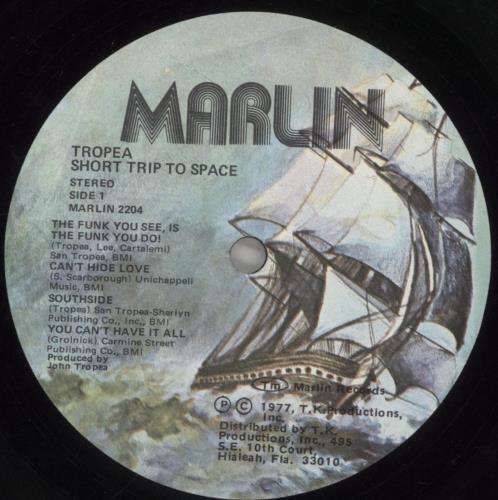 John Tropea Short Trip To Space vinyl LP album (LP record) US TRJLPSH861589