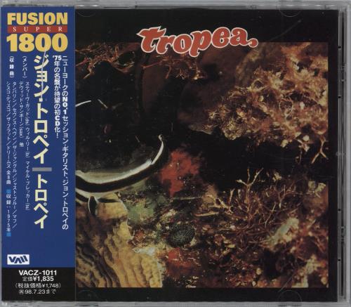 John Tropea Tropea CD album (CDLP) Japanese TRJCDTR782684