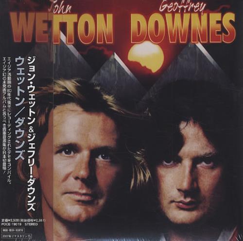 John Wetton Wetton Downes CD album (CDLP) Japanese JWTCDWE416178