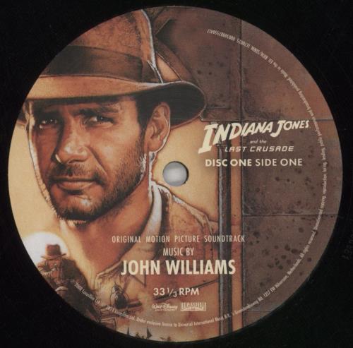 John Williams (Composer) Indiana Jones And The Last Crusade - 180 Gram 2-LP vinyl record set (Double LP Album) UK WIA2LIN849333
