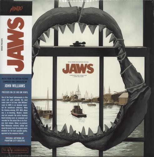 John Williams (Composer) Jaws - 180gm Ocean Blue Vinyl - Sealed 2-LP vinyl record set (Double LP Album) US WIA2LJA875315