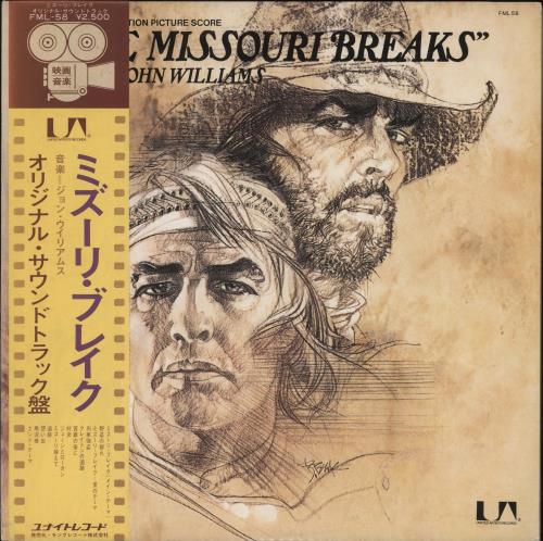 John Williams (Composer) The Missouri Breaks vinyl LP album (LP record) Japanese WIALPTH872978