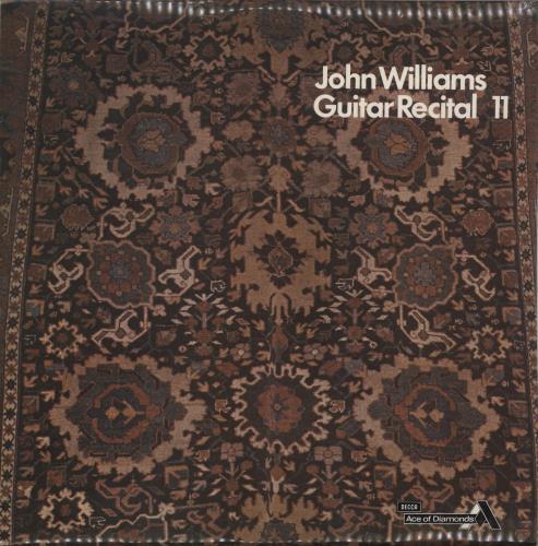 John Williams (Guitarist) Guitar Recital II vinyl LP album (LP record) UK WLALPGU878169