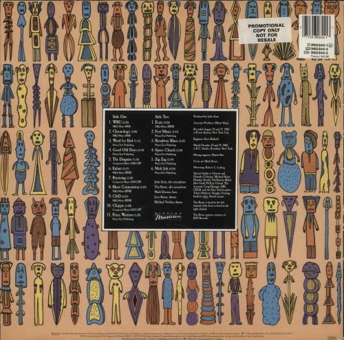 John Zorn Spy Vs. Spy - The Music Of Ornette Coleman + Promo Sticker vinyl LP album (LP record) German J84LPSP870611