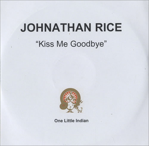 Johnathan Rice Kiss Me Goodbye CD-R acetate UK JHTCRKI472874