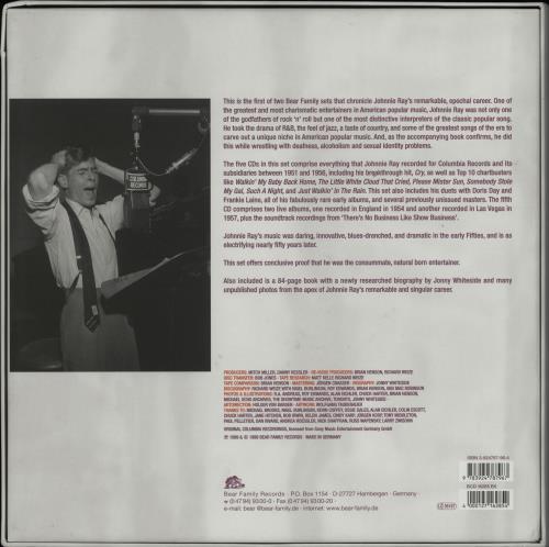 Johnnie Ray Cry CD Album Box Set German JA9DXCR751096