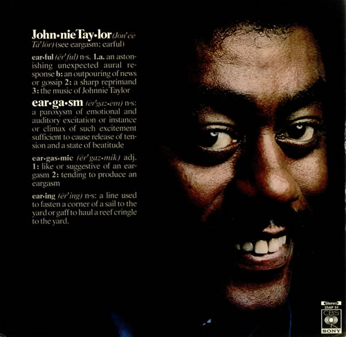 Johnnie Taylor Eargasm vinyl LP album (LP record) Japanese JTOLPEA440380