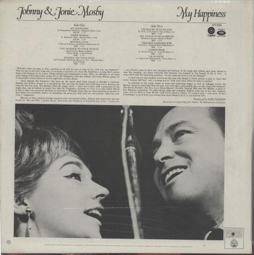 Johnny & Jonie Mosby My Happiness vinyl LP album (LP record) US 273LPMY763178